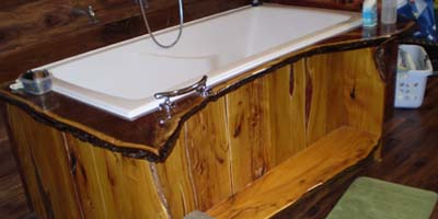 Bath Tub and Osage Orange